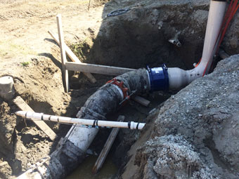 Golf Course Pump station hook-up