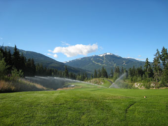 Chateau Whistler Golf Sprinkler