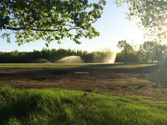 Irrigation Garrison Golf Course